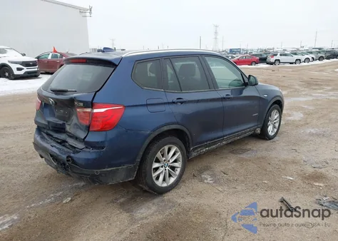 2016 BMW X3 xDrive28I из США, поврежденный, VIN 5UXWX9C54G0D92025